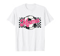 Soccer Mama Checkered Funny Sporty T-Shirt - Streetwear Style Unisex - T-Shirt, Sweatshirt, Hoodie