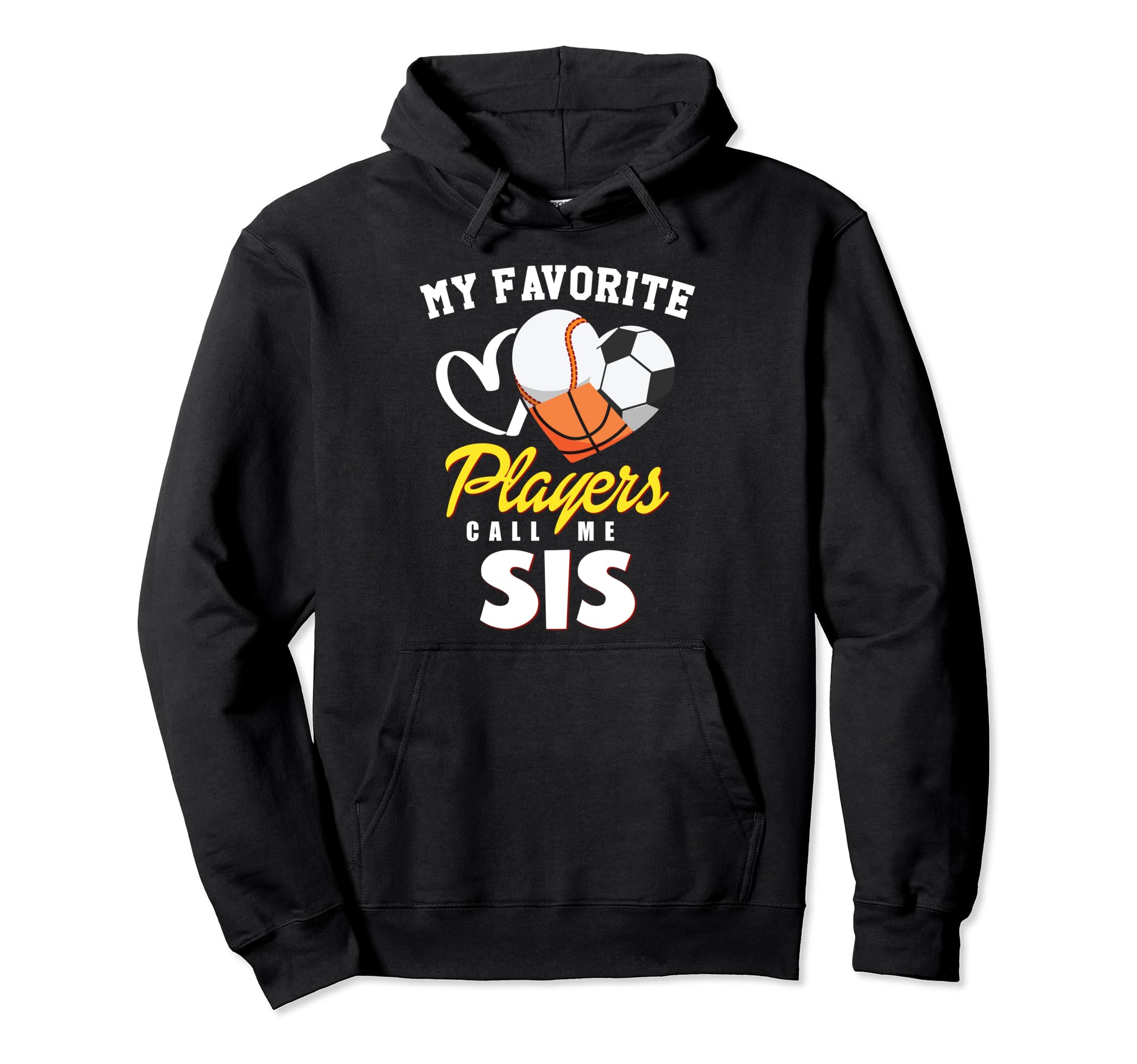 My Favorite Players Baseball Soccer Hoodie - Graphic Print Men Women - T-Shirt, Sweatshirt, Hoodie