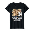 Peace Love Soccer Lover Cow Soccer T-Shirt - Casual Everyday Wear Unisex - T-Shirt, Sweatshirt, Hoodie