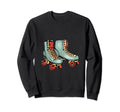 Green Roller Skates Rollerblades Sweatshirt - Custom Art Print Men Women - T-Shirt, Sweatshirt, Hoodie