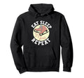 Eat Sleep Skate Repeat Figure Ice Skate Hoodie - Trendy Graphic Men Women - T-Shirt, Sweatshirt, Hoodie
