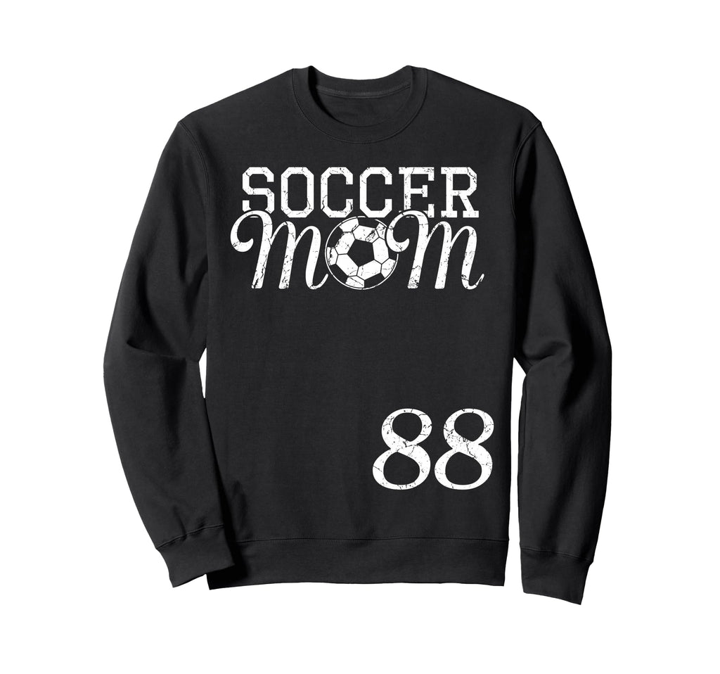 Soccer Mom Jersey Number 88 Favorite Sweatshirt - Novelty Apparel Unisex - T-Shirt, Sweatshirt, Hoodie