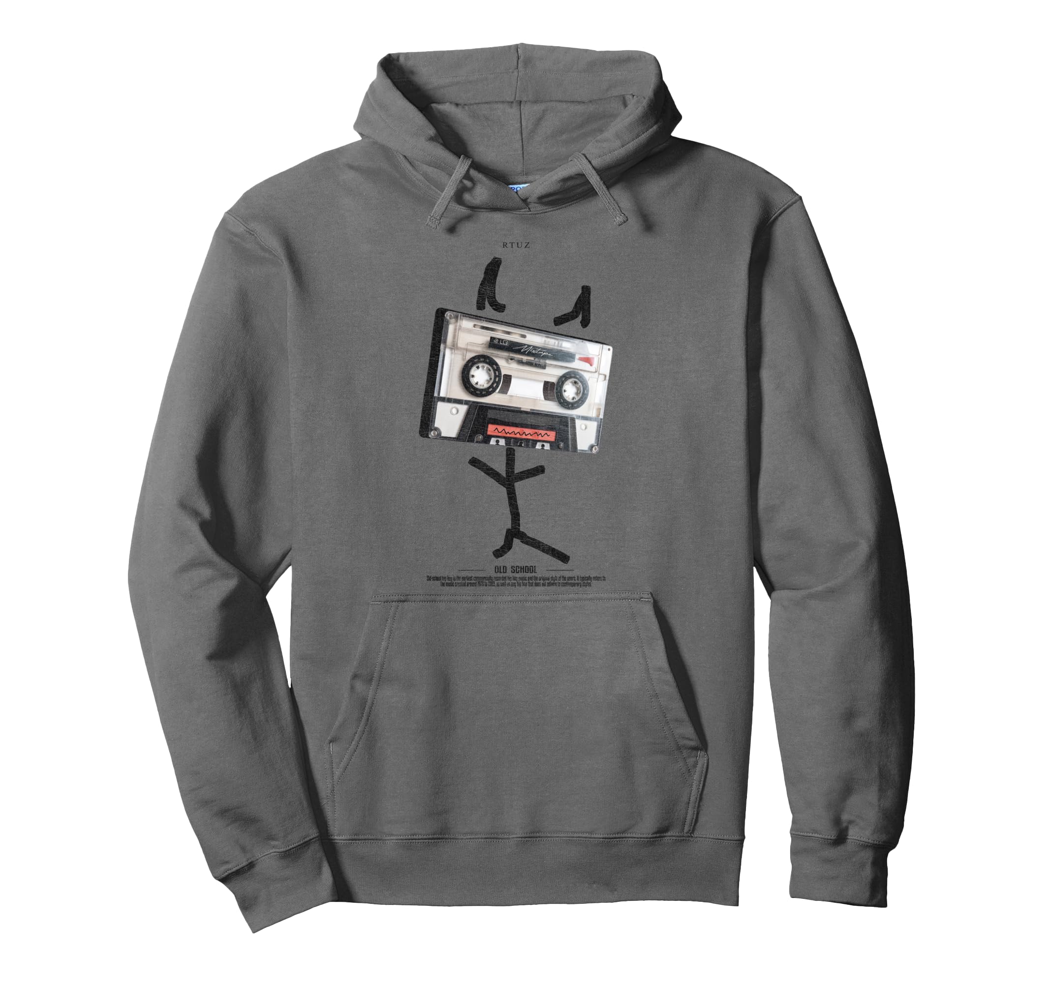 Y2K Streetwear Old School Music Tape Hoodie - Streetwear Style Unisex - T-Shirt, Sweatshirt, Hoodie