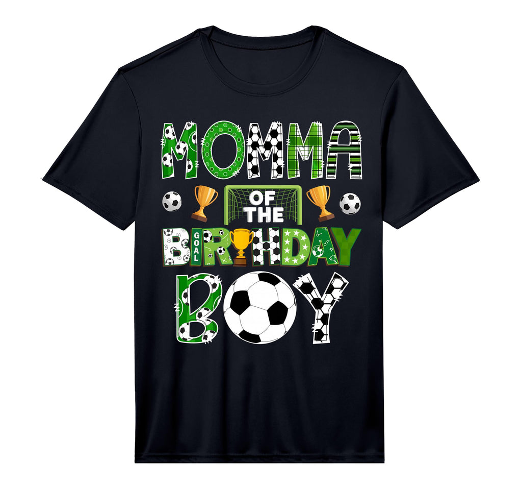 Momma Birthday Soccer Player Game T-Shirt - Custom Art Print for Adults - T-Shirt, Sweatshirt, Hoodie