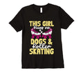 This Runs Dogs And Roller Skating T-Shirt - Unique Graphic for Adults - T-Shirt, Sweatshirt, Hoodie