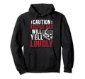 Soccer Keeper Dad Will Yell Loudly Hoodie - Novelty Apparel for Adults - T-Shirt, Sweatshirt, Hoodie