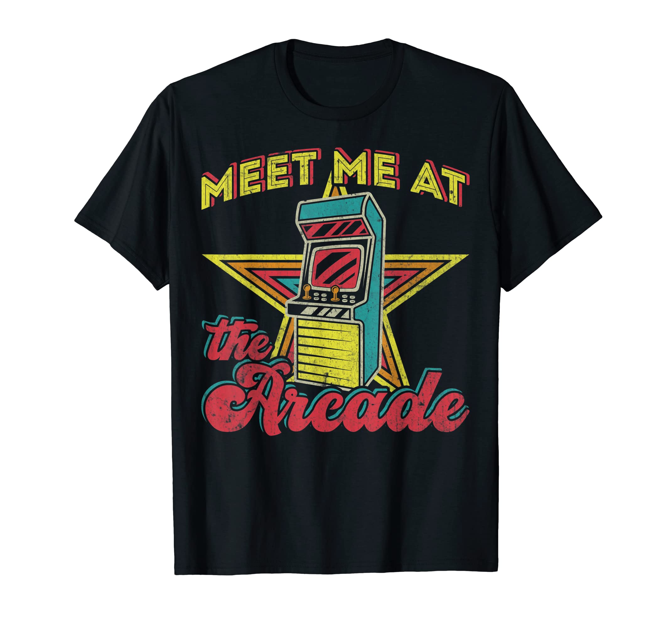 Meet Me Arcade 80S Arcade Video Game T-Shirt - Aesthetic Graphic Men Women - T-Shirt, Sweatshirt, Hoodie