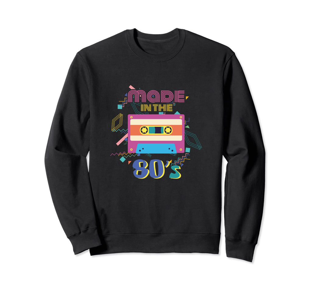 Dance Party Disco Birthday Made 80S Sweatshirt - Trendy Graphic Unisex - T-Shirt, Sweatshirt, Hoodie