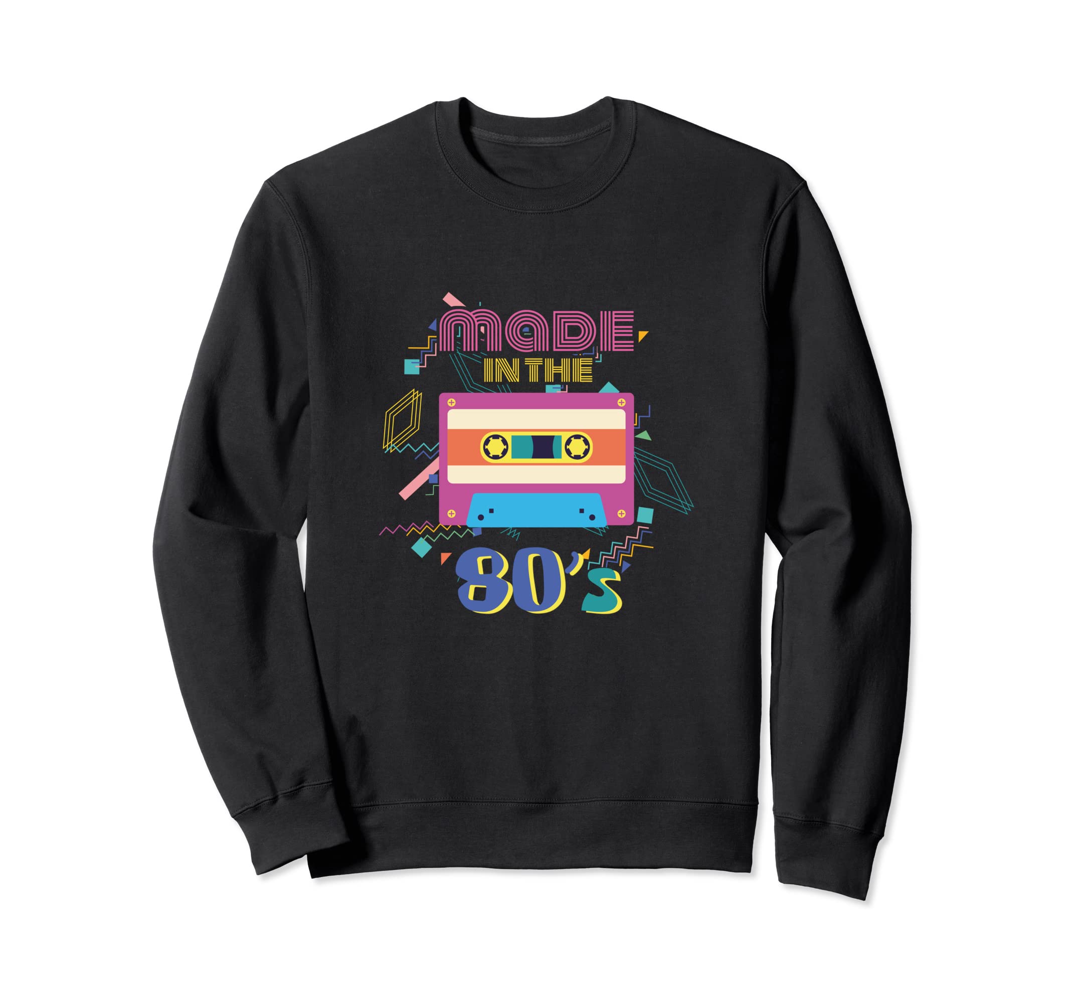 Dance Party Disco Birthday Made 80S Sweatshirt - Trendy Graphic Unisex - T-Shirt, Sweatshirt, Hoodie