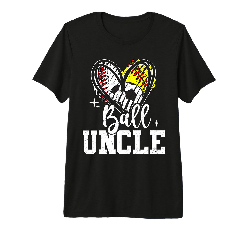 Ball Uncle Baseball Softball Soccer T-Shirt - Custom Art Print Men Women - T-Shirt, Sweatshirt, Hoodie