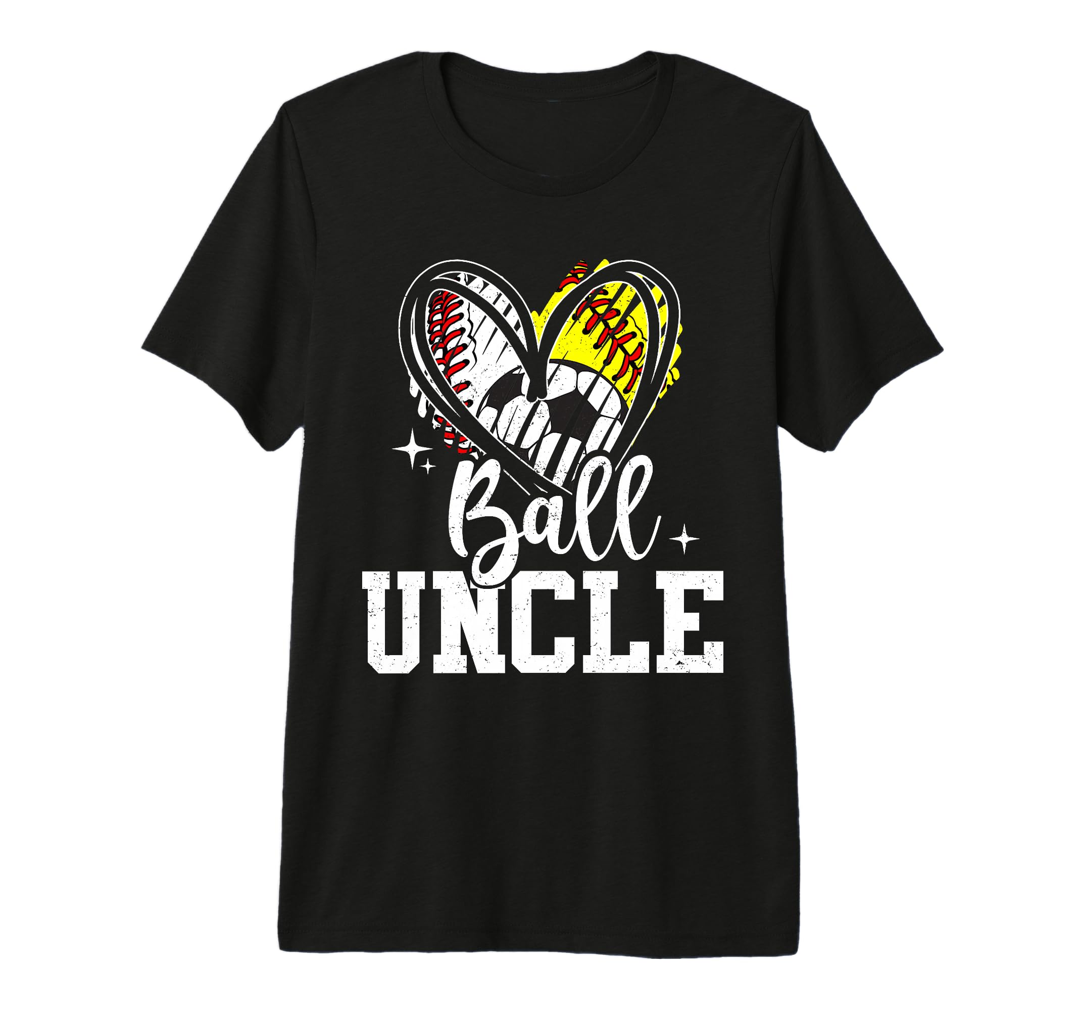 Ball Uncle Baseball Softball Soccer T-Shirt - Custom Art Print Men Women - T-Shirt, Sweatshirt, Hoodie