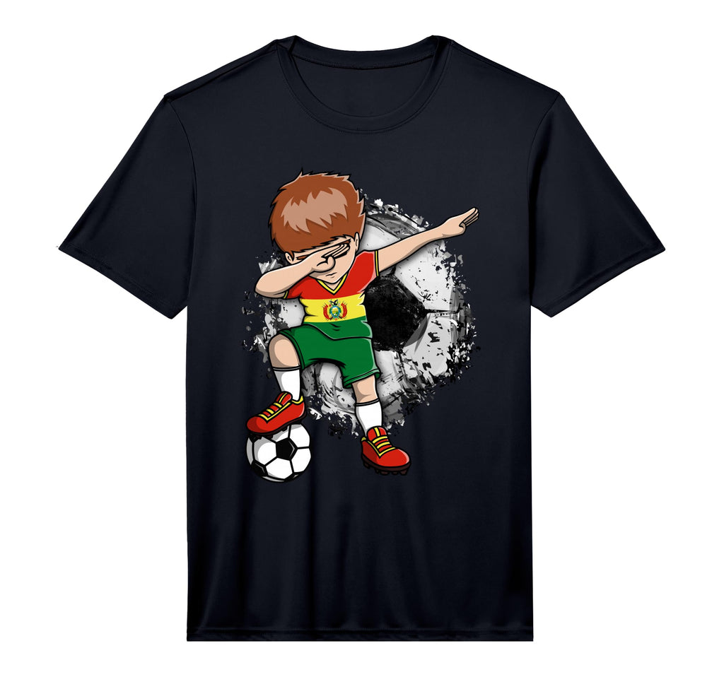Dabbing Soccer Bolivia Jersey T-Shirt - Aesthetic Graphic for Adults - T-Shirt, Sweatshirt, Hoodie
