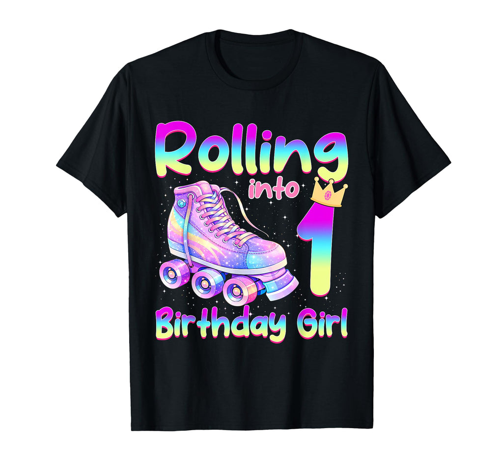 Rolling Into 1 Years Old Roller T-Shirt - Custom Art Print Men Women - T-Shirt, Sweatshirt, Hoodie