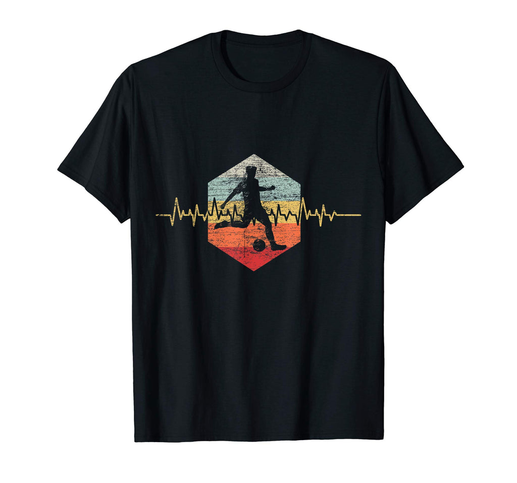 Soccer Player Heartbeat Soccer T-Shirt - Streetwear Style Men Women - T-Shirt, Sweatshirt, Hoodie