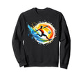 Soccer Player Sports Soccer Ball Sweatshirt - Aesthetic Graphic Unisex - T-Shirt, Sweatshirt, Hoodie