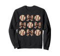 Soccer Bow Game Day Baseball Sweatshirt - Novelty Apparel Men Women - T-Shirt, Sweatshirt, Hoodie