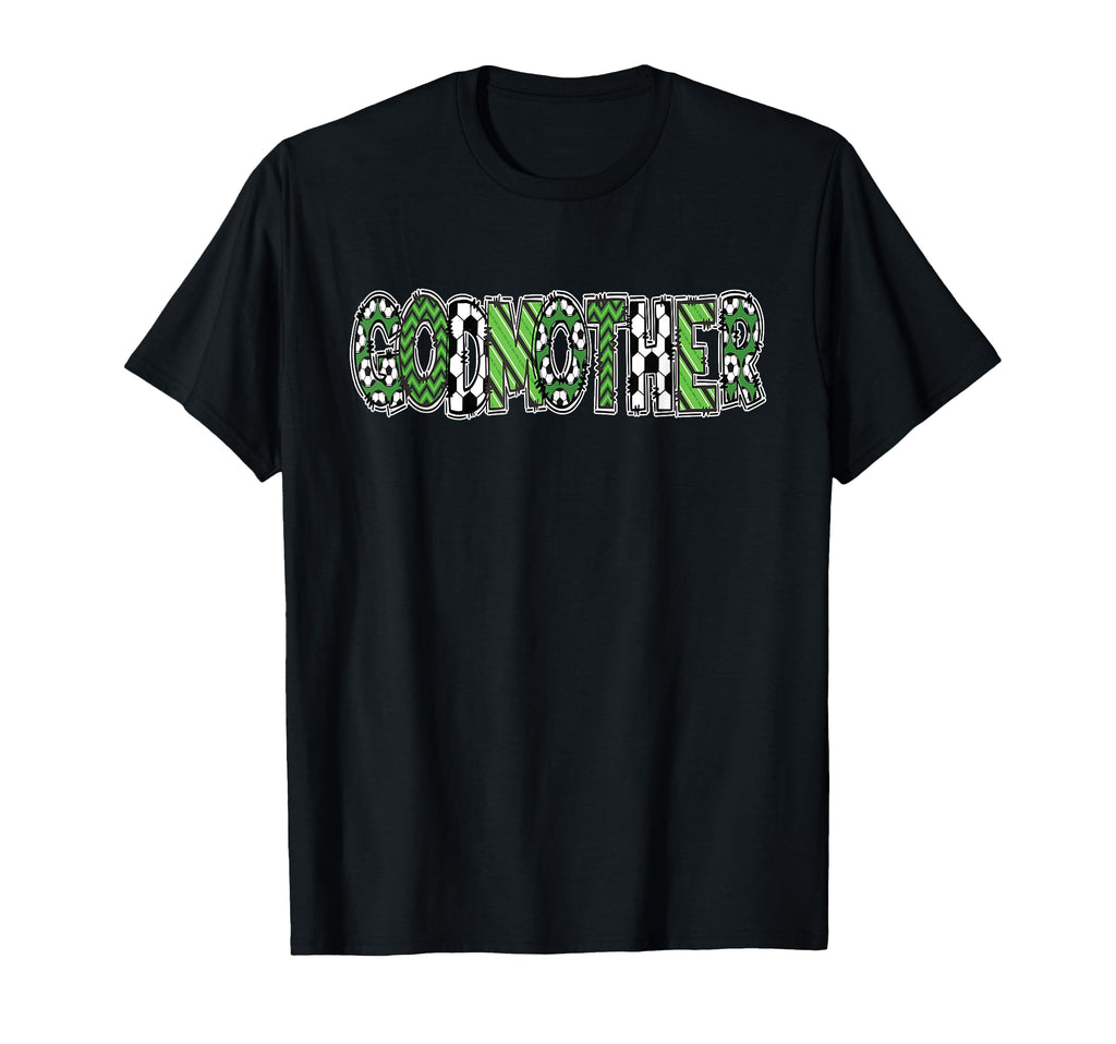 Soccer Mommy Godmother Birthday Party T-Shirt - Trendy Graphic for Adults - T-Shirt, Sweatshirt, Hoodie