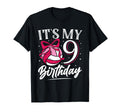 Its My Nine 9Th Birthday Volleyball Bday T-Shirt - Novelty Apparel Unisex - T-Shirt, Sweatshirt, Hoodie