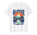 Distressed Glacier National Park 80S T-Shirt - Aesthetic Graphic Unisex - T-Shirt, Sweatshirt, Hoodie