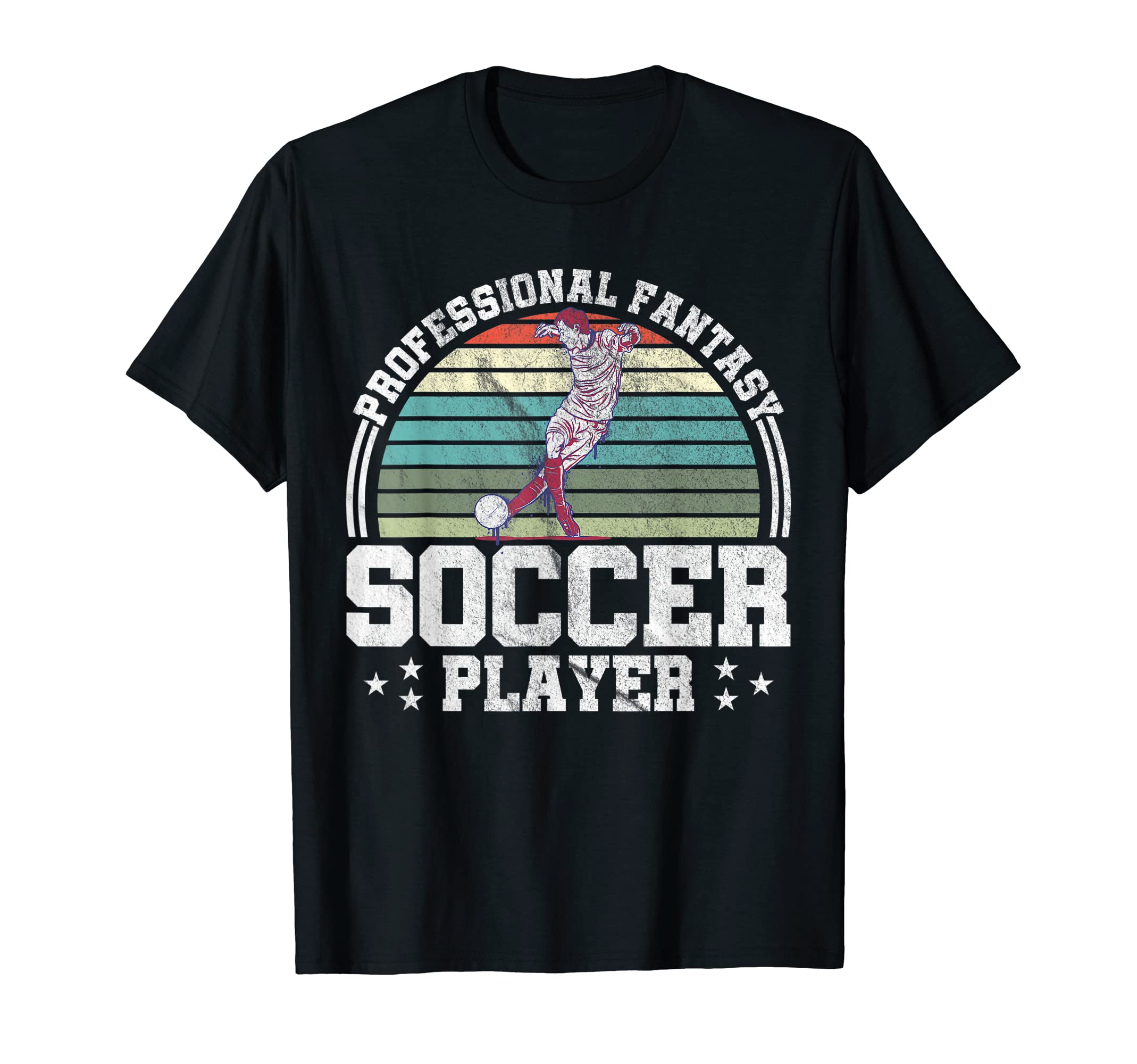 Professional Fantasy Soccer Player T-Shirt - Minimalist Print Men Women - T-Shirt, Sweatshirt, Hoodie