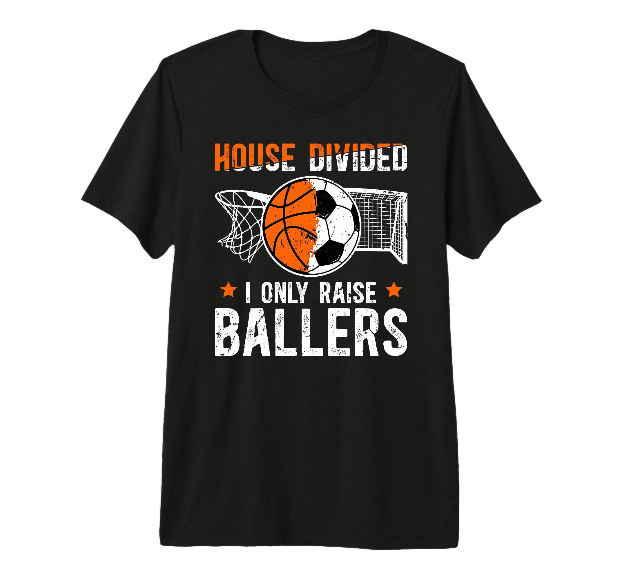 Mens House Divided I Only Raise Ballers T-Shirt - Trendy Graphic Unisex - T-Shirt, Sweatshirt, Hoodie