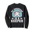Proud Hockey Keeper Papa Ice Hockey Sweatshirt - Trendy Graphic Men Women - T-Shirt, Sweatshirt, Hoodie