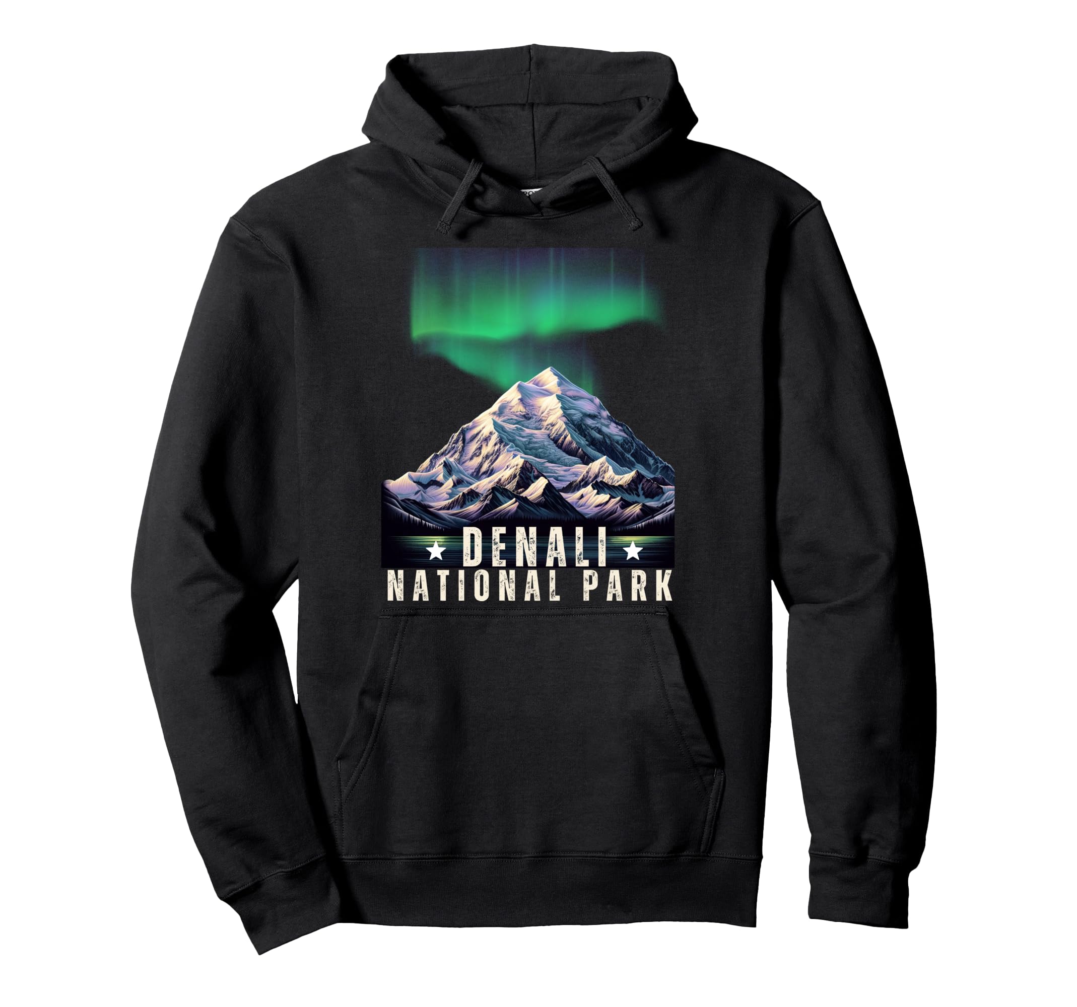 Denali National Park Alaska Denali Hoodie - Custom Art Print Men Women - T-Shirt, Sweatshirt, Hoodie