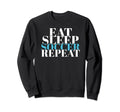 Eat Sleep Soccer Repeat Soccer Lover Sweatshirt - Graphic Print Men Women - T-Shirt, Sweatshirt, Hoodie