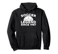 Birthday Soccer Team Sports Player Born Hoodie - Custom Art Print Unisex - T-Shirt, Sweatshirt, Hoodie