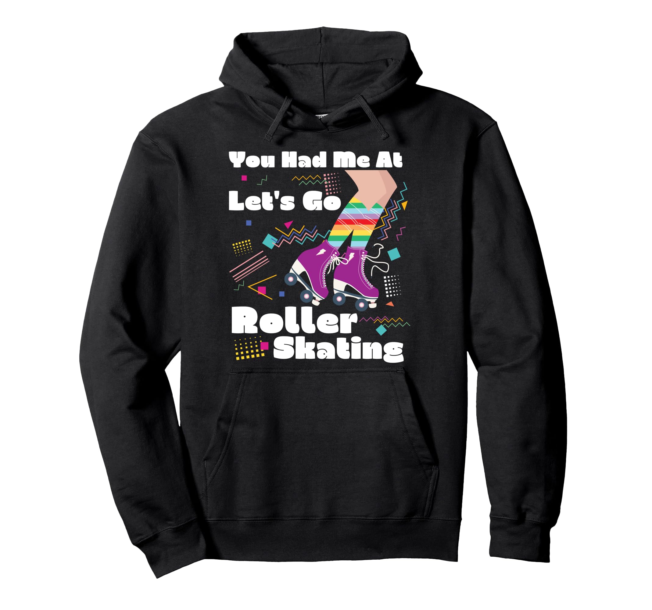 Roller Skating Skate 1970S Hoodie - Fun Novelty Design Unisex - T-Shirt, Sweatshirt, Hoodie