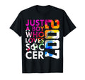 2007 Just Who Loves Soccer 19Th T-Shirt - Custom Art Print for Adults - T-Shirt, Sweatshirt, Hoodie