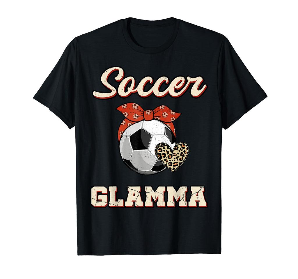 Soccer Glamma Bandana Leopard Heart T-Shirt - Streetwear Style for Adults - T-Shirt, Sweatshirt, Hoodie