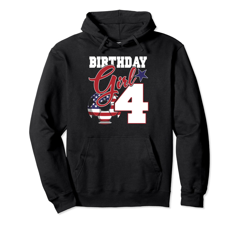 4Th Birthday Party Patriotic American Hoodie - Aesthetic Graphic Men Women - T-Shirt, Sweatshirt, Hoodie