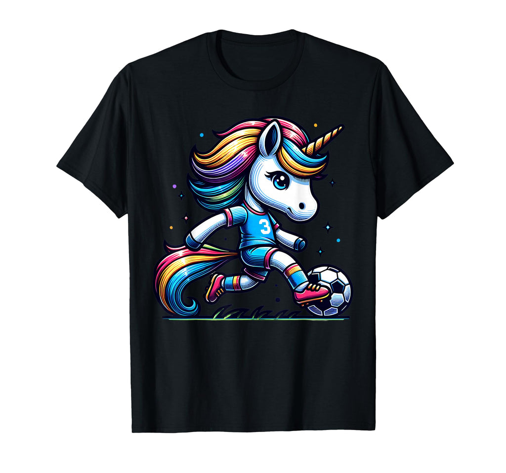 Footballer Unicorn Fans Soccer Team T-Shirt - Novelty Apparel Unisex - T-Shirt, Sweatshirt, Hoodie