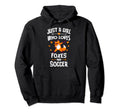 Just Who Loves Foxes And Soccer Gift Hoodie - Fun Novelty Design Unisex - T-Shirt, Sweatshirt, Hoodie