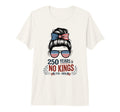 Stars Stripes 250 Years No Kings T-Shirt - Unique Graphic for Adults - T-Shirt, Sweatshirt, Hoodie