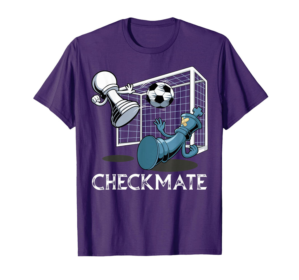 Soccer Checkmate Chess T-Shirt - Fun Novelty Design Unisex - T-Shirt, Sweatshirt, Hoodie