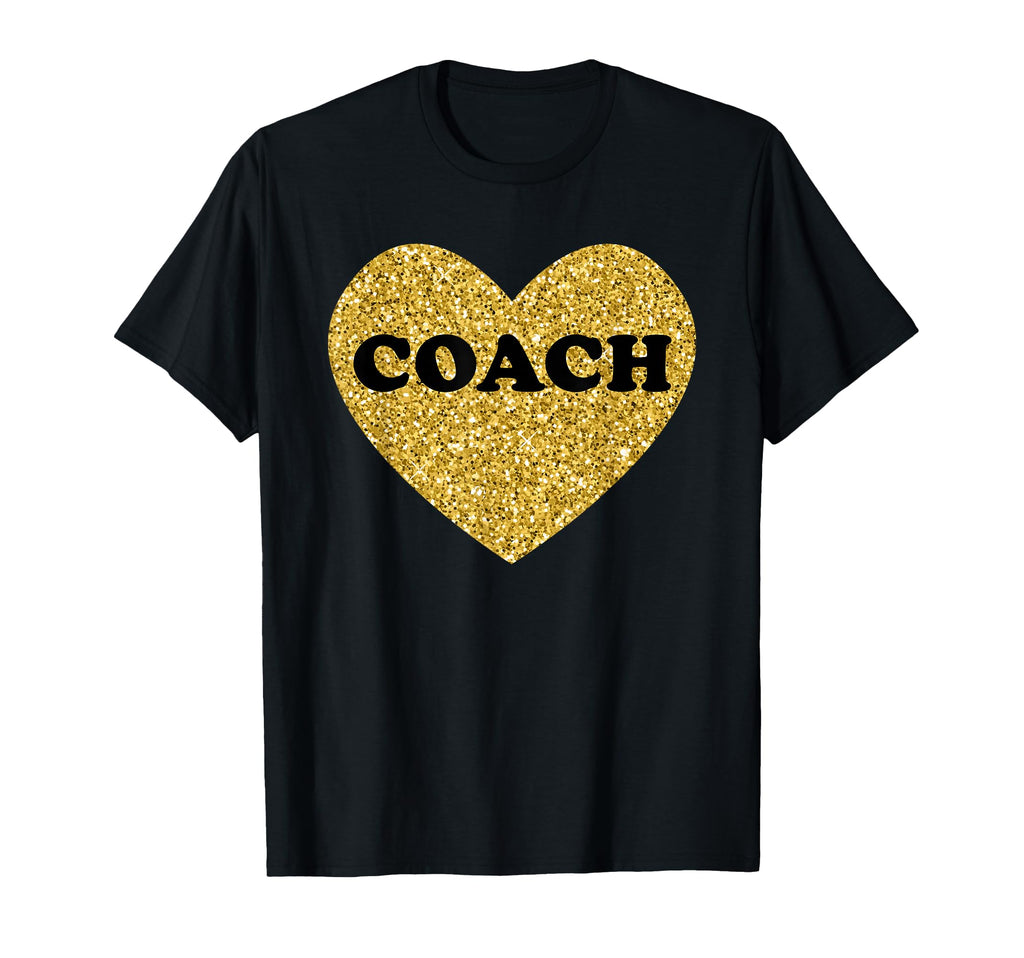 Coach And Heart Sports Coaches T-Shirt - Unique Graphic Unisex - T-Shirt, Sweatshirt, Hoodie