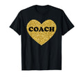 Coach And Heart Sports Coaches T-Shirt - Unique Graphic Unisex - T-Shirt, Sweatshirt, Hoodie