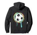 Soccer Ball Graffiti Paint Hoodie - Custom Art Print Unisex - T-Shirt, Sweatshirt, Hoodie