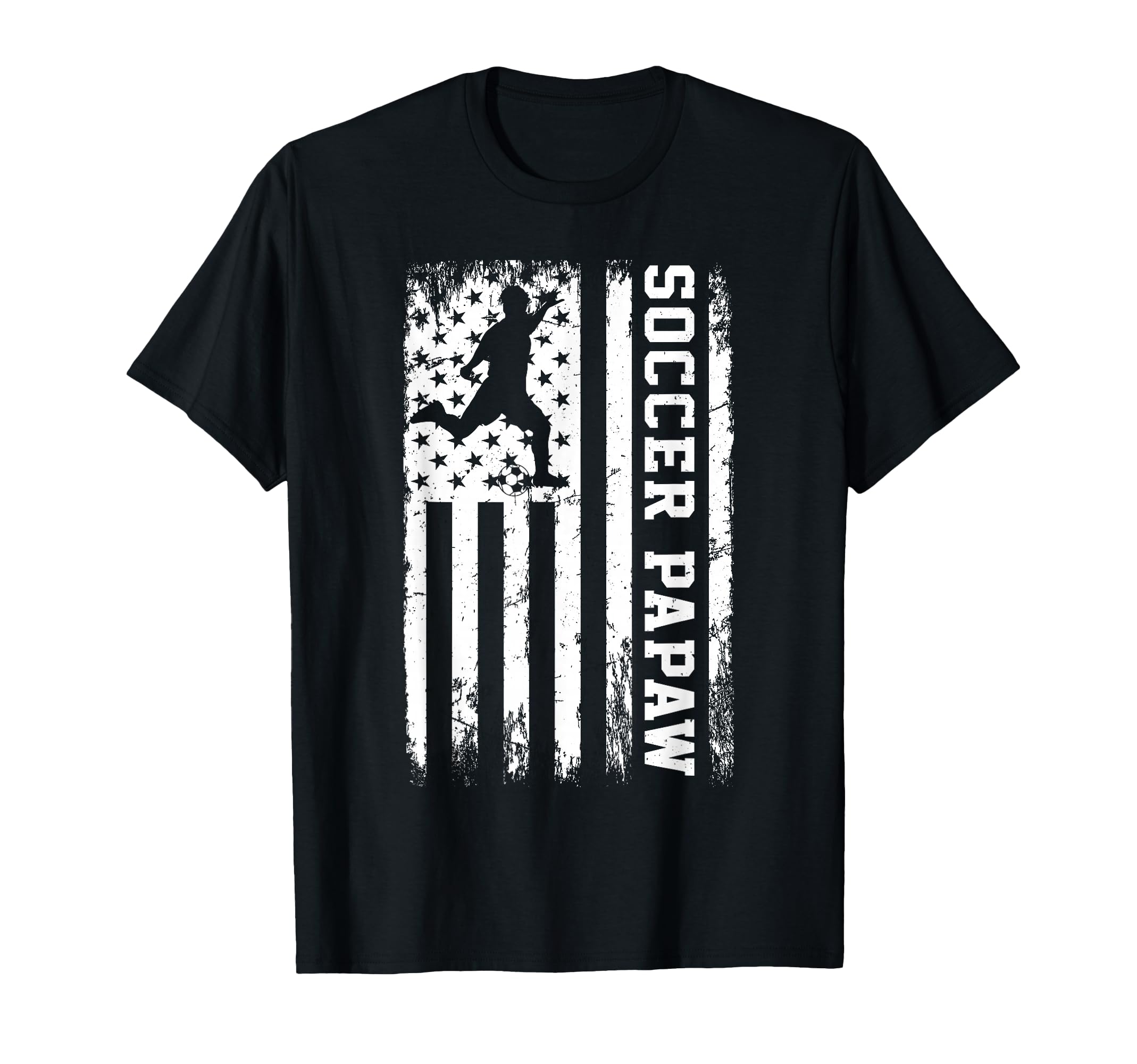 Soccer Papaw Usa American Flag T-Shirt - Streetwear Style Unisex - T-Shirt, Sweatshirt, Hoodie