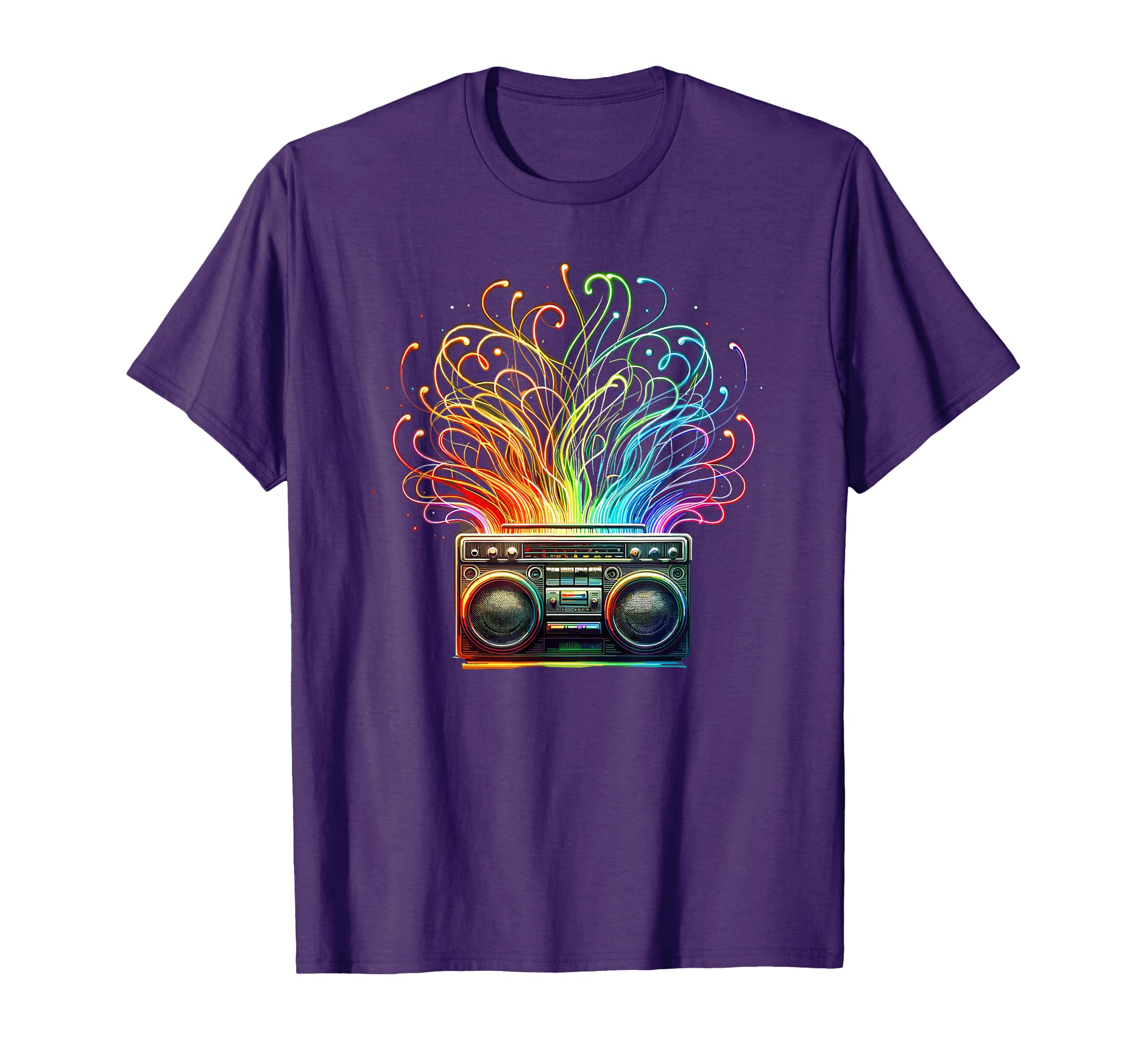 Boombox Old School 80S Music Hip Hop T-Shirt - Streetwear Style for Adults - T-Shirt, Sweatshirt, Hoodie