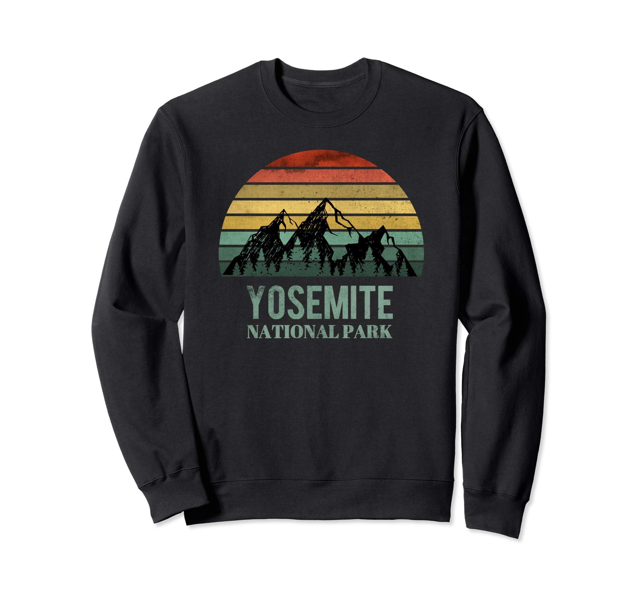 Yosemite National Park Mountain Sweatshirt - Aesthetic Graphic Men Women - T-Shirt, Sweatshirt, Hoodie