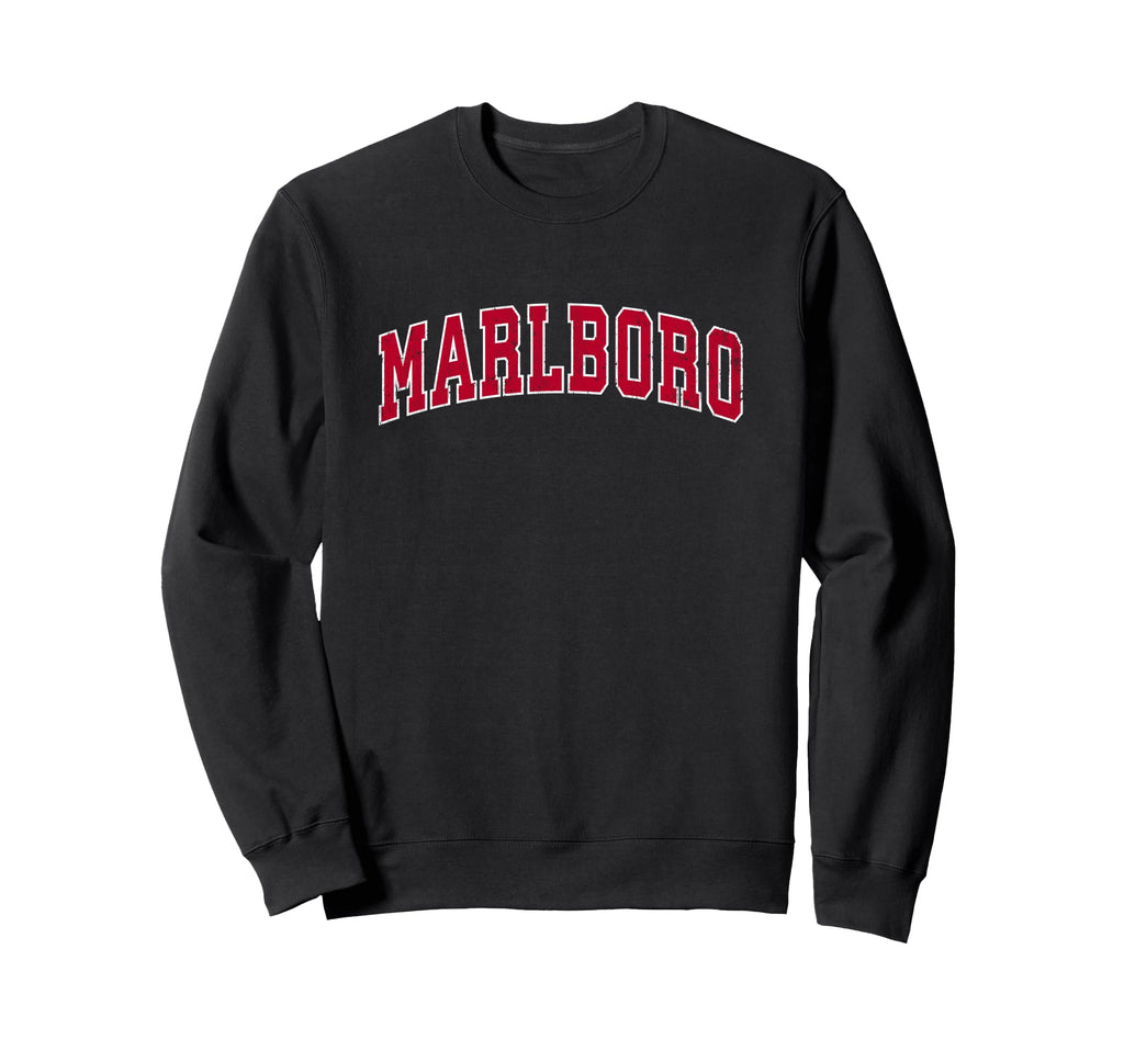 Marlboro New Jersey Nj Sports Red Sweatshirt - Casual Everyday Wear Unisex - T-Shirt, Sweatshirt, Hoodie