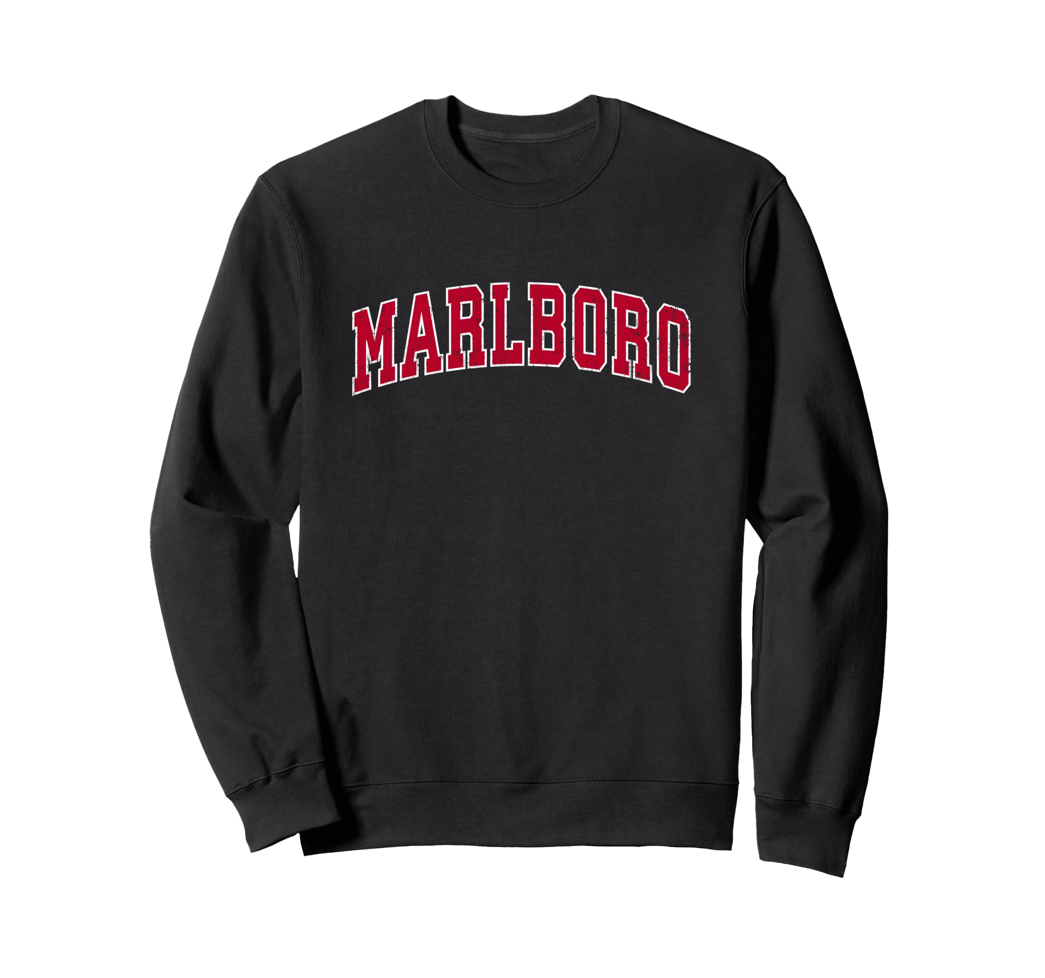 Marlboro New Jersey Nj Sports Red Sweatshirt - Casual Everyday Wear Unisex - T-Shirt, Sweatshirt, Hoodie