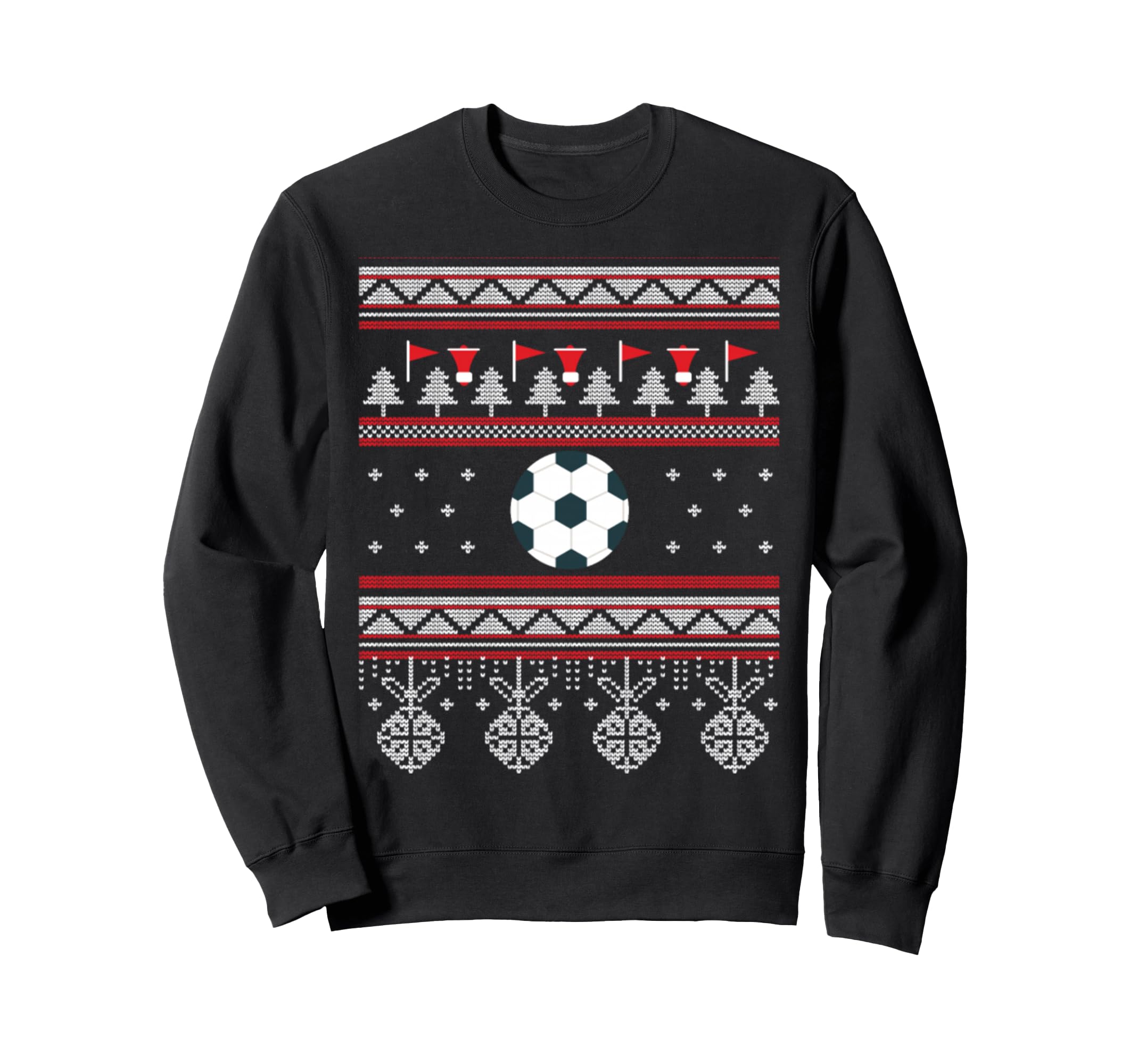 Funny Soccer Ugly Sweaters Sweatshirt - Minimalist Print Unisex - T-Shirt, Sweatshirt, Hoodie