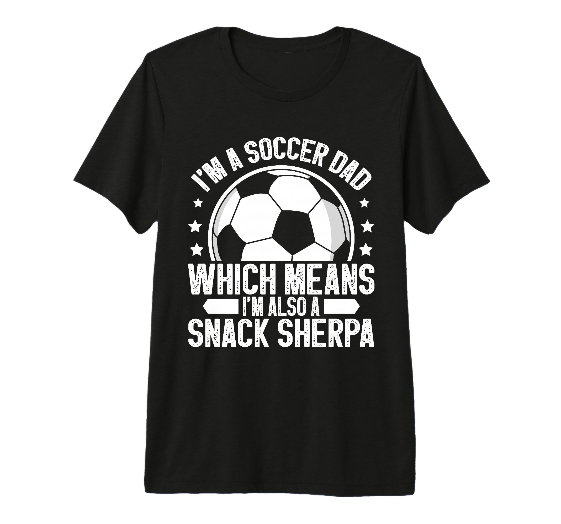 Im Also Snack Sherpa Soccer Dad Tri Blend T-Shirt - Minimalist Print Unisex - T-Shirt, Sweatshirt, Hoodie