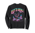 Roller Skating Party Favors Sweatshirt - Aesthetic Graphic for Adults - T-Shirt, Sweatshirt, Hoodie