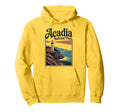 Acadia National Park Outdoor Hiking Us Hoodie - Minimalist Print Men Women - T-Shirt, Sweatshirt, Hoodie