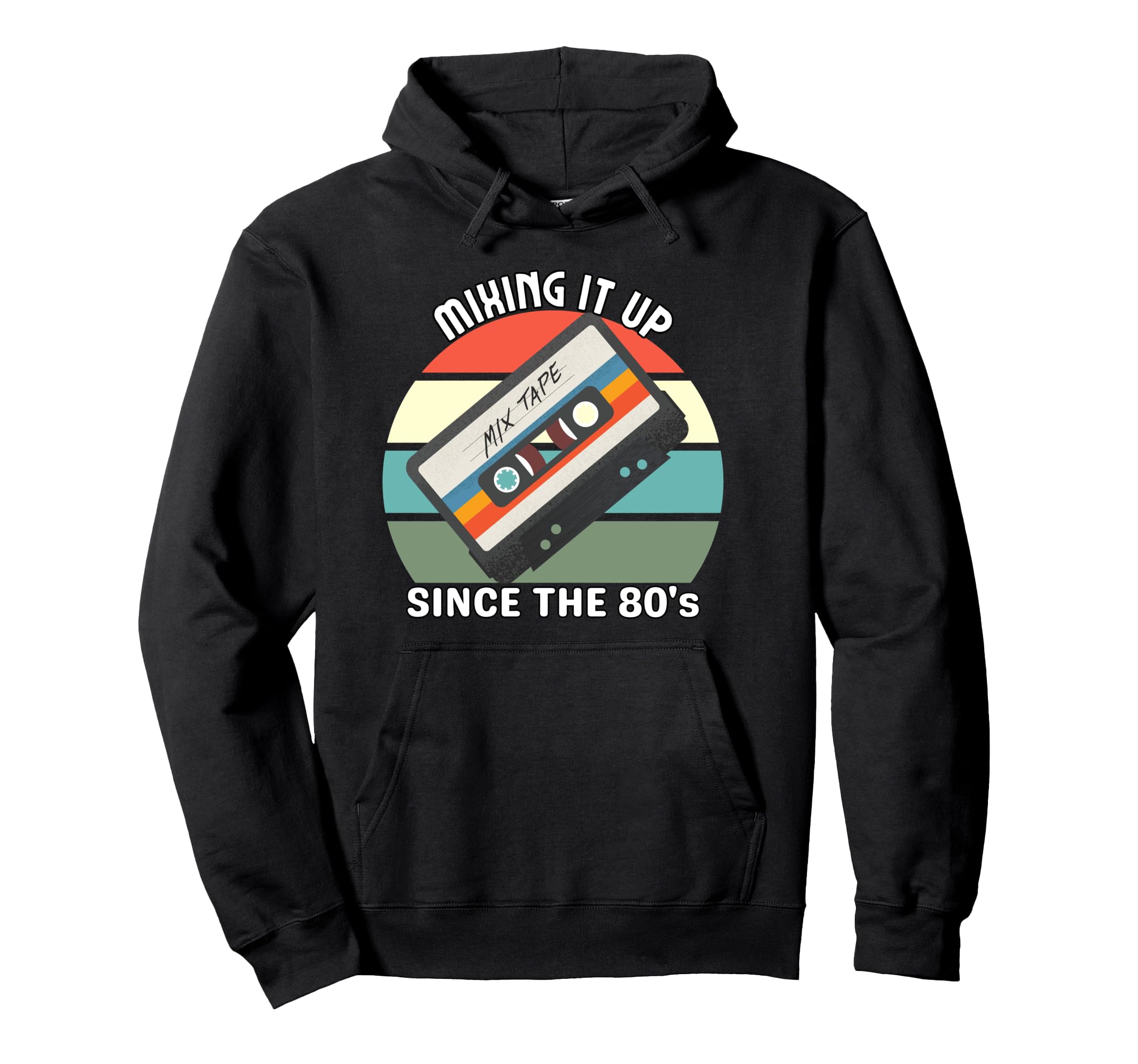1980S Culture Cassette Players Mix Tape Hoodie - Aesthetic Graphic Unisex - T-Shirt, Sweatshirt, Hoodie